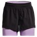 Under Armour Iso-Chill Run 2N1 Short-GRY XS Women's Shorts
