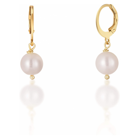 Dámske visiace náušnice JwL Luxury Pearls