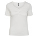 Pieces Dámske tričko PCTANIA Slim Fit 17135430 Bright White XL