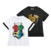 Dievčenské tričko Harry Potter, 2 kusy (biela/čierna)