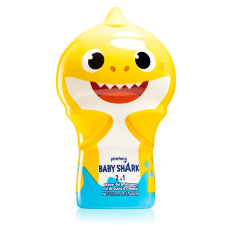 Air Val Baby Shark sprchový gél a šampón 2 v 1 pre deti