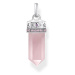 Thomas Sabo PE955-640-9 Silver pendant with rose-coloured rose quartz crystal