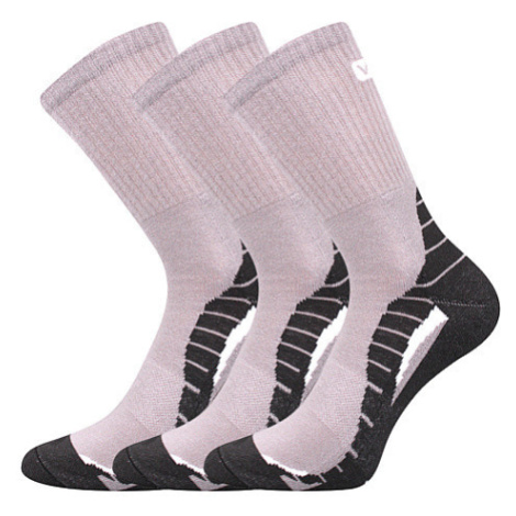 3PACK ponožky VoXX světlo sivé (Trim) S