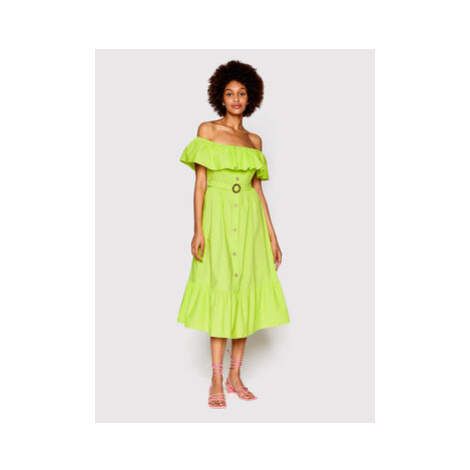 Rinascimento Letné šaty CFC0109320003 Zelená Regular Fit