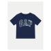 Gap Tričko 459557 Modrá Regular Fit