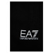 Detské bavlnené tepláky EA7 Emporio Armani čierna farba, s potlačou