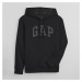 Mikina GAP Pullover Logo Hoodie Moonless Night Glitt