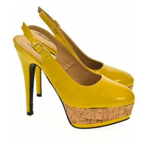 Dámske žlté sandále RASSA