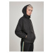 Women's Panel Pull Over Black Jacket