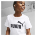 Puma ESS LOGO TEE B Chlapčenské tričko, biela, veľkosť