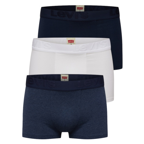 LEVI'S ® Boxerky  tmavomodrá / modrá melírovaná / biela