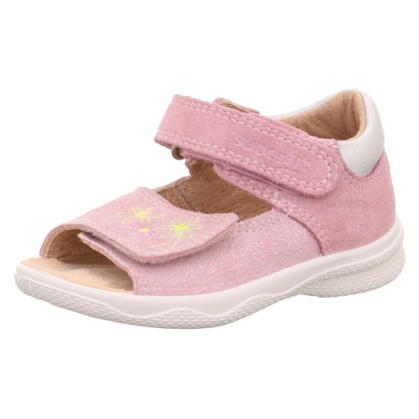 SUPERFIT Sandále 'Polly'  žltá / ružová / staroružová / biela