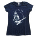Eric Clapton tričko Vintage Photo Modrá