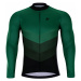 HOLOKOLO Cyklistický dres s dlhým rukávom letný - NEW NEUTRAL SUMMER - čierna/zelená