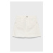 Dievčenská rifľová sukňa Tom Tailor biela farba, mini, rovný strih