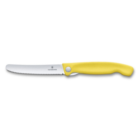 Skladací nôž Victorinox Swiss Classic - vlnkové ostří Farba: žltá