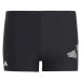 adidas 3 BAR LOG BOXER Chlapčenské plavky, čierna, veľkosť