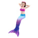 Kostým a plavky morská panna MASTER Siréna - 120 cm