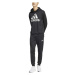 adidas SPORTSWEAR FRENCH TERRY HOODED TRACKSUIT Pánska tepláková súprava, čierna, veľkosť