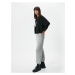 Koton Jogger Sweatpants with Elastic Waist and Pocket Detail