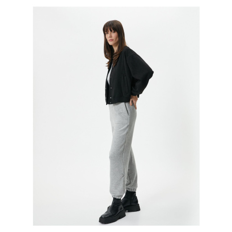 Koton Jogger Sweatpants with Elastic Waist and Pocket Detail