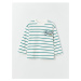 LC Waikiki Crew Neck Long Sleeve Striped Baby Boy T-Shirt