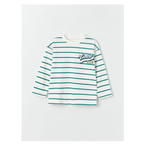 LC Waikiki Crew Neck Long Sleeve Striped Baby Boy T-Shirt