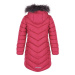 Loap INDALONA Dievčenský zimný kabát, ružová, veľkosť