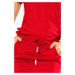 Červené dámské sportovní šaty s krátkými rukávy model 7213737 S - numoco