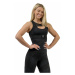 Nebbia Compression Top INTENSE Ultra Black Fitness bielizeň