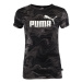 Puma ESS + MARBLEIZED TEE Dámske tričko, čierna, veľkosť
