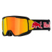 Lyžiarske okuliare RED BULL SPECT NEON 02RE2, black brown with red mirror