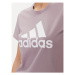 Adidas Tričko Essentials Logo IR5411 Fialová Regular Fit