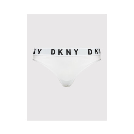 DKNY Stringové nohavičky DK4529 Biela