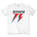 David Bowie tričko 75th Logo Biela