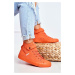 Women's High Sneakers Big Star Orange 37