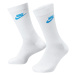 Nike Sportswear Športové ponožky  svetlomodrá / červená / čierna / biela