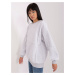 Sivá basic mikina bez kapucne EM-BL-763.00P-light grey