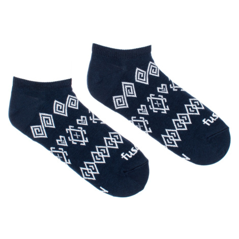 Členkové ponožky Modrotlač Čičmany Fusakle