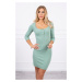 Nap neck dress dark mint