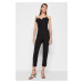 Trendyol Black Woven Overalls