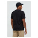 Bavlnené tričko 47 brand MLB New York Yankees čierna farba, jednofarebné, BB017TEMBRT562256JK