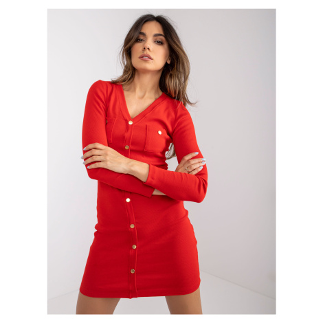 Dress-RV-SK-7434.13-red Rue Paris