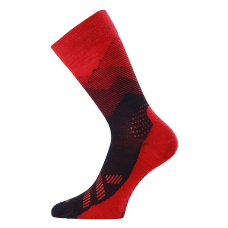 Lasting merino ponožky FWO červené