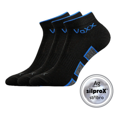 VOXX ponožky Dukaton silproX čierne 3 páry 100721