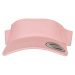 Curved visor cap light pink
