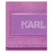 Kabelka Karl Lagerfeld Icon K Sm Flap Shb Suede Ružová