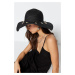 Trendyol Black Shell Detailed Straw Hat for Women