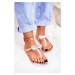 Women's Rubber Zircons White Flip-Flops Lou