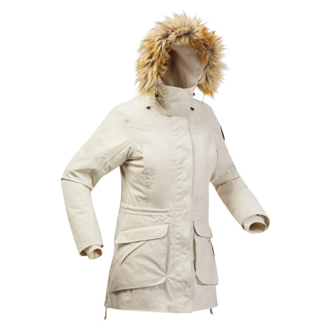 Dámska nepremokavá zimná bunda - parka SH900 na turistiku do -20 °C QUECHUA